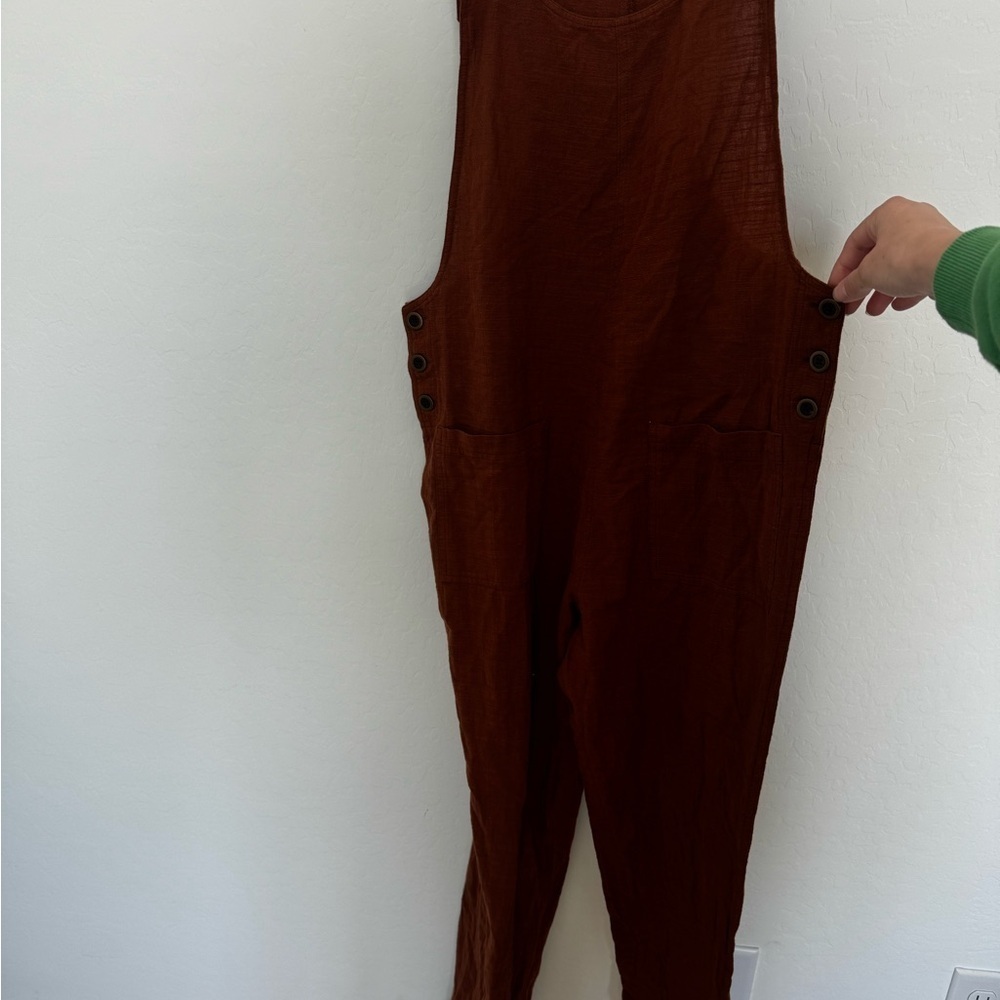 L SPACE Women's Brown Jumpsuit - Picture 4 of 5
